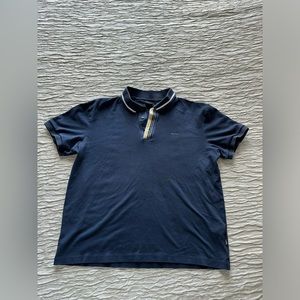 Classy Boss Polo Size L Dark Blue